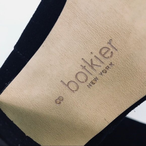 Botkier Black Suede Gold Zipper Over the Knee Boots Size 8 Brand New - Picture 7 of 8